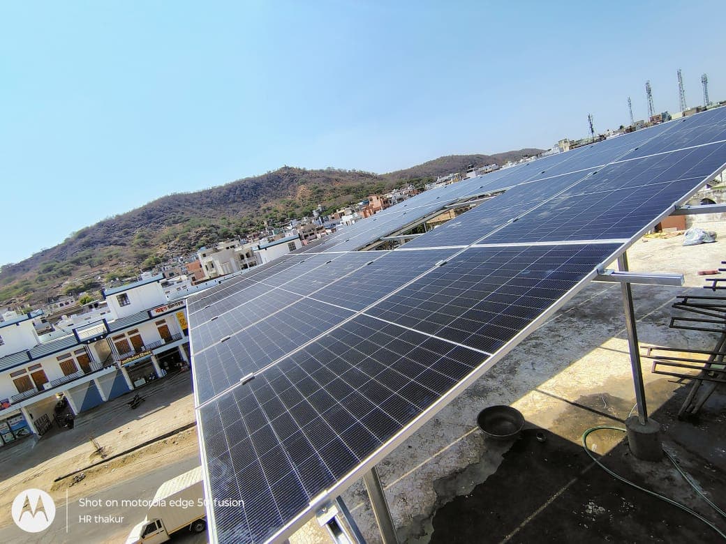 Large Scale Solar Installation in Delhi
